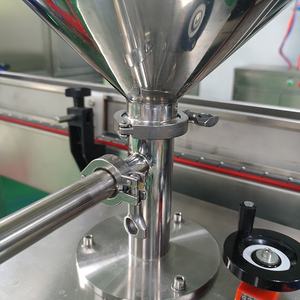 Máquina de llenado de pasta semiautomática neumática/máquina de llenado de mantequilla de maní presión Normal champú mantequilla - Product Image 3