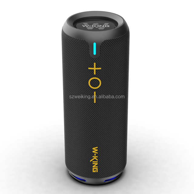 Wholesale Wireless Bluetooth Speaker W-King D320 IPX7 Waterproof Portable Outdoor 40W Stereo Sound Built in Mic 24H Playtime