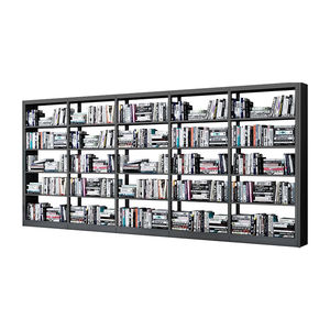 เฟอร์นิเจอร์ห้องสมุดมหาวิทยาลัยโลหะ5<span class=keywords><strong>แถว</strong></span>แนวตั้ง5ชั้นชั้นวางหนังสือนักเรียนสองด้านเฟอร์นิเจอร์ห้องสมุด - Product Image 3