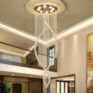 <span class=keywords><strong>Lustre</strong></span> de salon de villa, luminaire suspendu moderne et minimaliste, <span class=keywords><strong>lustre</strong></span> d'escalier duplex, <span class=keywords><strong>lustre</strong></span> en cristal double hélice - Product Image 5