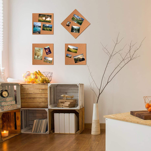 12x12 inch nút chai bảng thông báo thêm dày Vuông Nút chai gạch cho các bức tường, nhà & văn phòng trang trí nội thất trường tin nhắn Bảng hiển thị, nút chai tấm - Product Image 4