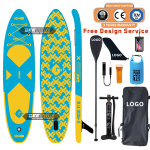GeeTone Factory Surf <span class=keywords><strong>SUP</strong></span> Boards PVC Drop Stitch Inflable ISUP Paddle Board Stand Up Paddleboard - Product Image 4