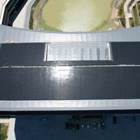Tuiles de toit solaires Bardeaux photovoltaïques Panneaux de toiture BIPV Matériau de toiture écologique à économie d'énergie pour les maisons et les bâtiments