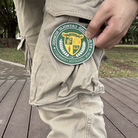 Patch en PVC souple 2D/3D personnalisé de haute qualité avec motifs Cœur et Fleur, à fixation auto-agrippante et thermocollante pour vêtements et chapeaux