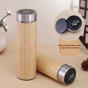 Hot bán tre phích thép cốc tùy chỉnh Tumbler nước bằng thép không gỉ chai chân không <span class=keywords><strong>Flask</strong></span> cà phê di động <span class=keywords><strong>cup</strong></span> - Product Image 4