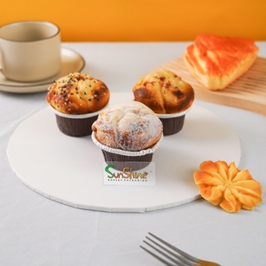 Round Cake Board with Square Pattern Baking Paper Cake <b>Drum</b> <b>for</b> Food <b>for</b> Cake Decorating Cupcake Dessert Tray - Product Image 3