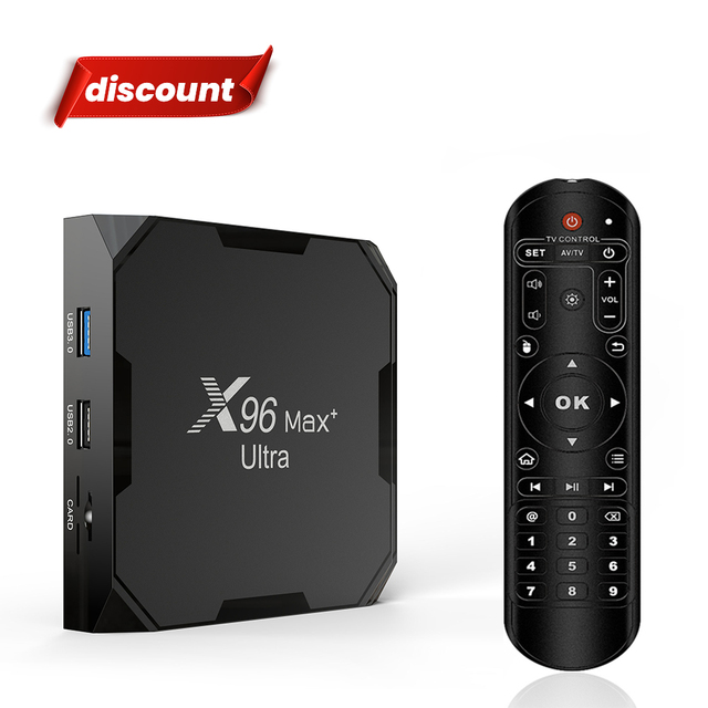 Factory Direct Selling S905X4 Android 11.0 X96Max+ Ultra Smart Tv Box 4Gb 8Gb 8K Android Tv Box