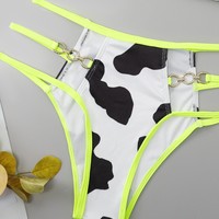 Nouvel ensemble de maillot de bain 2026 style européen et américain, dos nu, dégradé de couleurs, séchage rapide, rembourrage amovible, texture tissu laitier