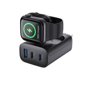 Chargeurs de téléphone portable 45w double <span class=keywords><strong>USBC</strong></span> type-c chargeurs rapides <span class=keywords><strong>chargeur</strong></span> de téléphone portable <span class=keywords><strong>chargeur</strong></span> sans fil pour montre airpods - Product Image 1