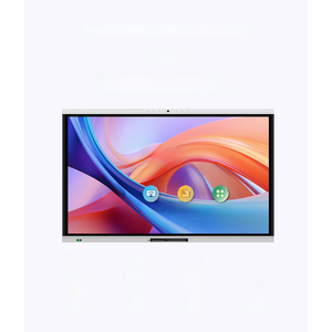 ไวท์บอร์ดอินเทอร์แอคทีฟขนาด 86 นิ้ว พร้อมกล้อง AI 4K ในตัว ติดตามเสียงอัตโนมัติ หน่วยความจำ 8GB+128GB จอ LED สำหรับห้องประชุมและห้องเรียนขนาดใหญ่ - Product Image 1