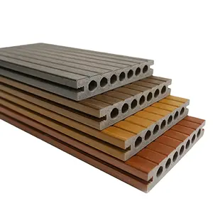Waterproof Outdoor Terrace Exterior Wood Plastic Composite Flooring PVC Foam Deck For Garden