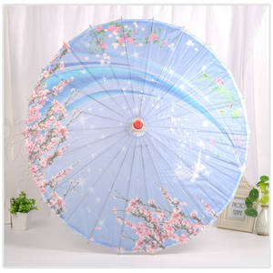 Parapluie personnalisé en papier huilé fait à la main manche en bois parapluie de mariage droit de style japonais logo résistant au vent élevé disponible - Product Image 5