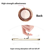 Personal isierte 360 Grad rotierende Zink legierung Sublimation Blank Telefon Ring halter Finger Stand