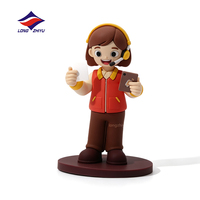 Longzhiyu, usine de figurines en PVC, 20 ans d'expérience, conception d'échantillons personnalisés, figurine en vinyle 3D, jouet en PVC, sculpture artistique, figurine d'action