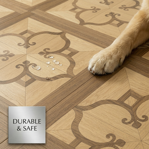 <span class=keywords><strong>Parquet</strong></span> d'intérieur moderne de style européen Versailles, revêtement en bois durable à grain de bois, surface en papier, mosaïque en <span class=keywords><strong>contreplaqué</strong></span>, plancher d'ingénierie - Product Image 4