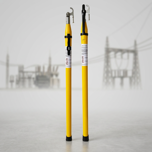 ไม้ค้ำยืดหดได้ Hastings สำหรับงานไฟฟ้า มาตรฐาน IEC รุ่น Heavy Duty แบบไม่บิดงอ SJ-243 ถึง SJ-1500 เคลือบสี สำหรับใช้งานไฟฟ้าแรงสูง - Product Image 1