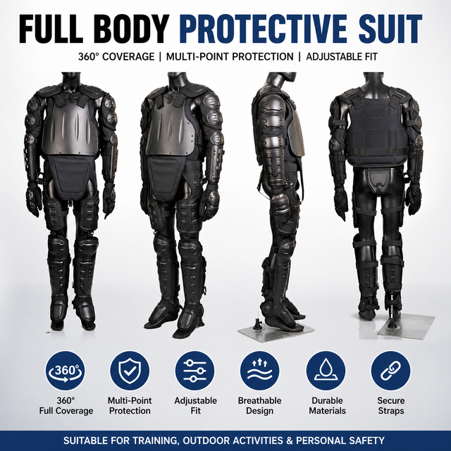 Yinan Manufacturer Custom ABS Professional Black Gear Outdoor Rescue Fireproofing Tactical Fire Retardant Anti Riotsuit Men