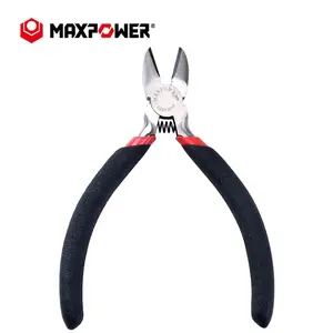 Maxpower DIY Hand Tools 4.5" 115mm sharp pointed nose mini diagonal cutting pliers with spring