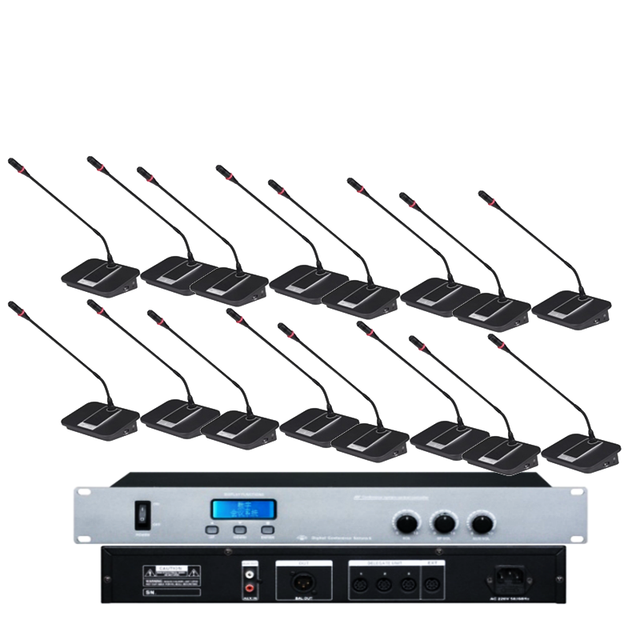 MA-3800 Fully Digital Intelligent Control Hand in Hand Digital Conference System Conference Microphone Kit