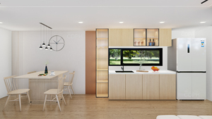 Villa préfabriquée, maisons en conteneurs de 40 pieds, maisons de luxe, maisons modulaires à plusieurs étages avec 3 <span class=keywords><strong>chambres</strong></span> et <span class=keywords><strong>2</strong></span> salles de bain - Product Image 3