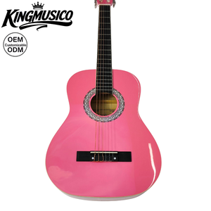 <span class=keywords><strong>Guitare</strong></span> <span class=keywords><strong>classique</strong></span> rose Kingmusico, 6 cordes en nylon, <span class=keywords><strong>guitare</strong></span> acoustique pour débutant, étudiant, ODM, OEM, instrument de musique personnalisable - Product Image 3