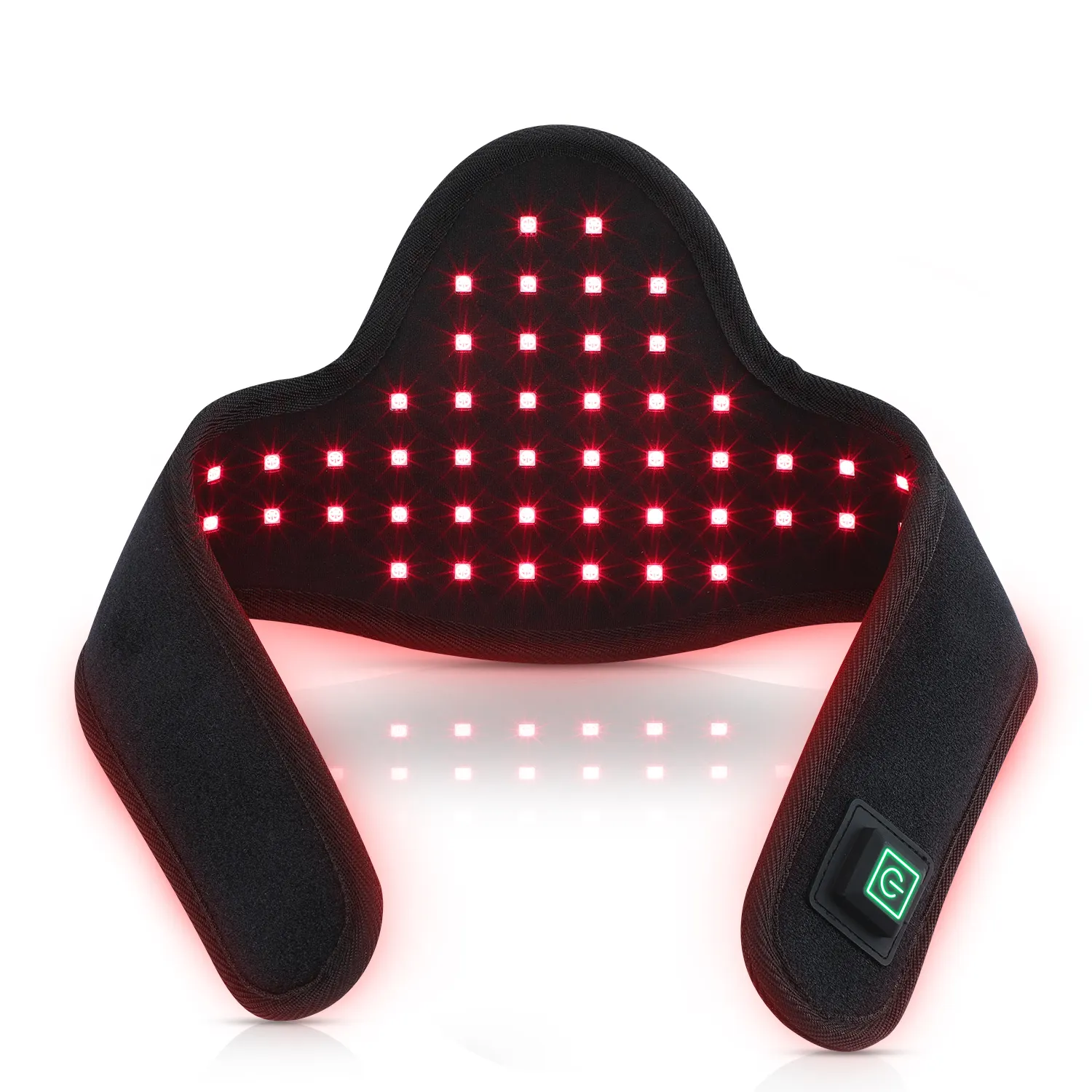 Kinreen 2022 new arrivals EMF 0 red light therapy Wrap near infrared light therapy belt led red light therapy neck mask