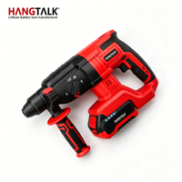 Perceuse à percussion sans fil sans balais à tête rotative 21V, alimentée par batterie au lithium, énergie d'impact 3.0J, vitesse à vide 0-1000 tr/min pour le bricolage