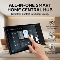 Tuya 8Pro Akıllı Kontrol Paneli Dahili Zigbee 3.0 Ağ Geçidi IR Kontrolü Müzik Çalar Hepsi Bir Arada Hub