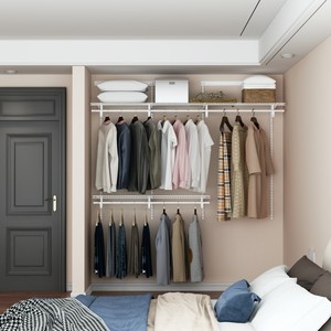 Metal Closet Shelf Organizer Small Corner <strong>Wardrobe</strong> <strong>Wardrobe</strong> <strong>Insert</strong> - Product Image 6
