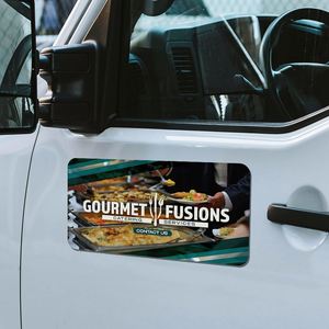 Hot Sale Double Sided Magnetic <b>Car</b> Sticker Custom Full Color Print Vinyl <b>Decal</b> for Sports Fan Club <b>Car</b> Decoration - Product Image 3