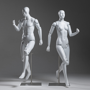 Mannelijke Glasvezel Mannequin Vrouwelijke Flexibele Verstelbare Robot Mannequin Pop - Product Image 6