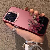 Coque de téléphone portable INS Summer Rose Flower pour iPhone 16 Plus 15 Pro Max 14 13 12 11 IMD Transparente Antichoc Protection arrière