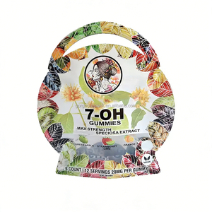 Sachets Mylar Doypack à fermeture zip thermoscellable 7g 14g 28g, découpés sur mesure de forme irrégulière, pour biscuits, bonbons, petits calis 3.5 - Product Image 4