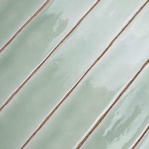Piastrella Creta 50 Sage 5x50 cm, spessore 9 mm, finitura lucida, bordi irregolari - Product Image 5