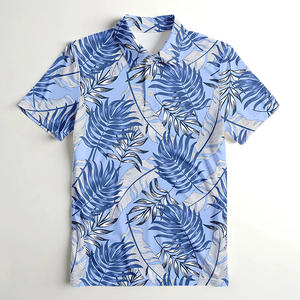 Sublimationメンズカスタムプリントゴルフシャツポロシャツ高品質ゴルフ服アパレルTシャツ - Product Image 5