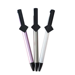 2-in-1 Multifunctional Metal Mobile <b>Phone</b> Holder Ballpoint Pen Customizable Company Logo Packaging Support Customized Brand - Product Image 1