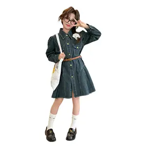 girls spring 2024 kids clothing children clothes jean dress girls dresses