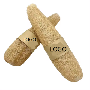 Esponjas de loofah orgânica, grande banho de chuveiro esfoliante luffa purificadores corporais - Product Image 5