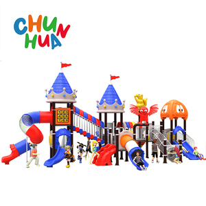 Enfants métal cadre extérieur bébé <span class=keywords><strong>jeu</strong></span> aire de jeux équipement en plastique enfants parc d'attractions jeux toboggan - Product Image 2