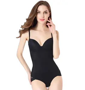 여성을위한 새로운 디자인 핫 바디 셰이퍼 Shapewear 배 제어 풀 바스트 바디 수트 엉덩이 리프터 허벅지 슬리머 오픈 슬릿