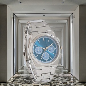 Proveedor de Relojes con Logotipo Personalizado OEM, Reloj de Cuarzo Luminoso a Prueba de Agua 5ATM con Hebilla de Mariposa de Doble Botón de Acero Inoxidable para <span class=keywords><strong>Hombre</strong></span> - Product Image 4