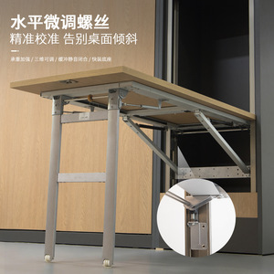 Wall-Mounted Folding Table Hardware Aluminum Alloy Side Opening Space Saving Invisible Design - Product Image 4