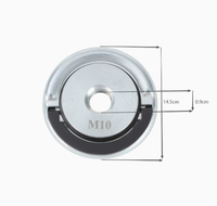 Écrou à bride autobloquant pour meuleuse d'angle M10 M14 5/8-11, plaque de pression à dégagement rapide pour pièces d'outils électriques de meuleuse et polisseuse