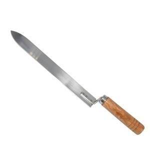 Cuchillo de Apicultura de Acero Inoxidable para Cortar Miel, con Mango de Madera, Herramienta Pequeña para Abrir Cubiertas de Panal de Miel, 6 Meses - Product Image 1