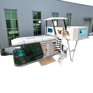 Chambre d'hôtel capsule mobile imperméable pour <span class=keywords><strong>camping</strong></span>, maison préfabriquée en conteneur pour usage en villa ou chambre à coucher - Product Image 1