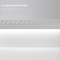 Profil Aluminium LED Desain Baru Harga Pabrik untuk Lis Sudut Dinding, Papan Lis Lantai Mewah untuk Dekorasi Rumah