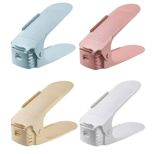 1pcs Adjustable <b>Shoe</b> Rack Organizer <b>Shoe</b> Slot <b>Space</b> Saver Double-layer <b>Shoe</b> Rack Organization <b>Shoes</b> <b>Storage</b> Rack <b>Shoe</b> box - Product Image 1