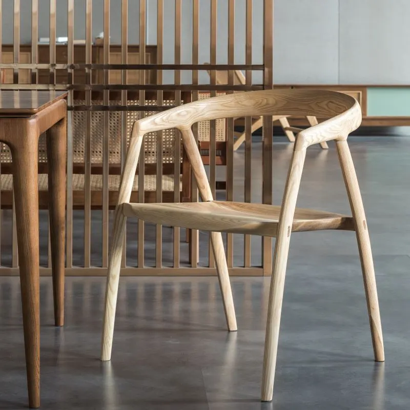 Современный европейский домашний стул TPZ083 из массива дерева ореха, ретро стул для кафе, Шведский дизайнерский обеденный стул