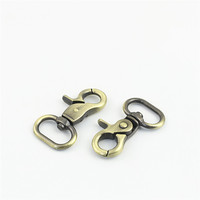 Vente chaude : Mousqueton pivotant réglable en alliage de zinc de haute qualité, 20 mm, robuste, pour sacs/laisses de chien