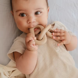 Taşınabilir güvenlik gıda sınıfı bebek diş çıkarma diş kaşıyıcı oyuncak silikon çiğnemek diş çıkarma bebek linkler diş kaşıyıcı oyuncak bağlama halkaları oyuncaklar - Product Image 6